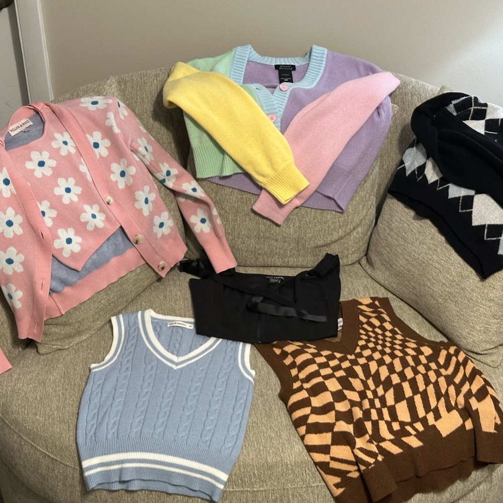Back to School: Cardigan & Vest Bundle